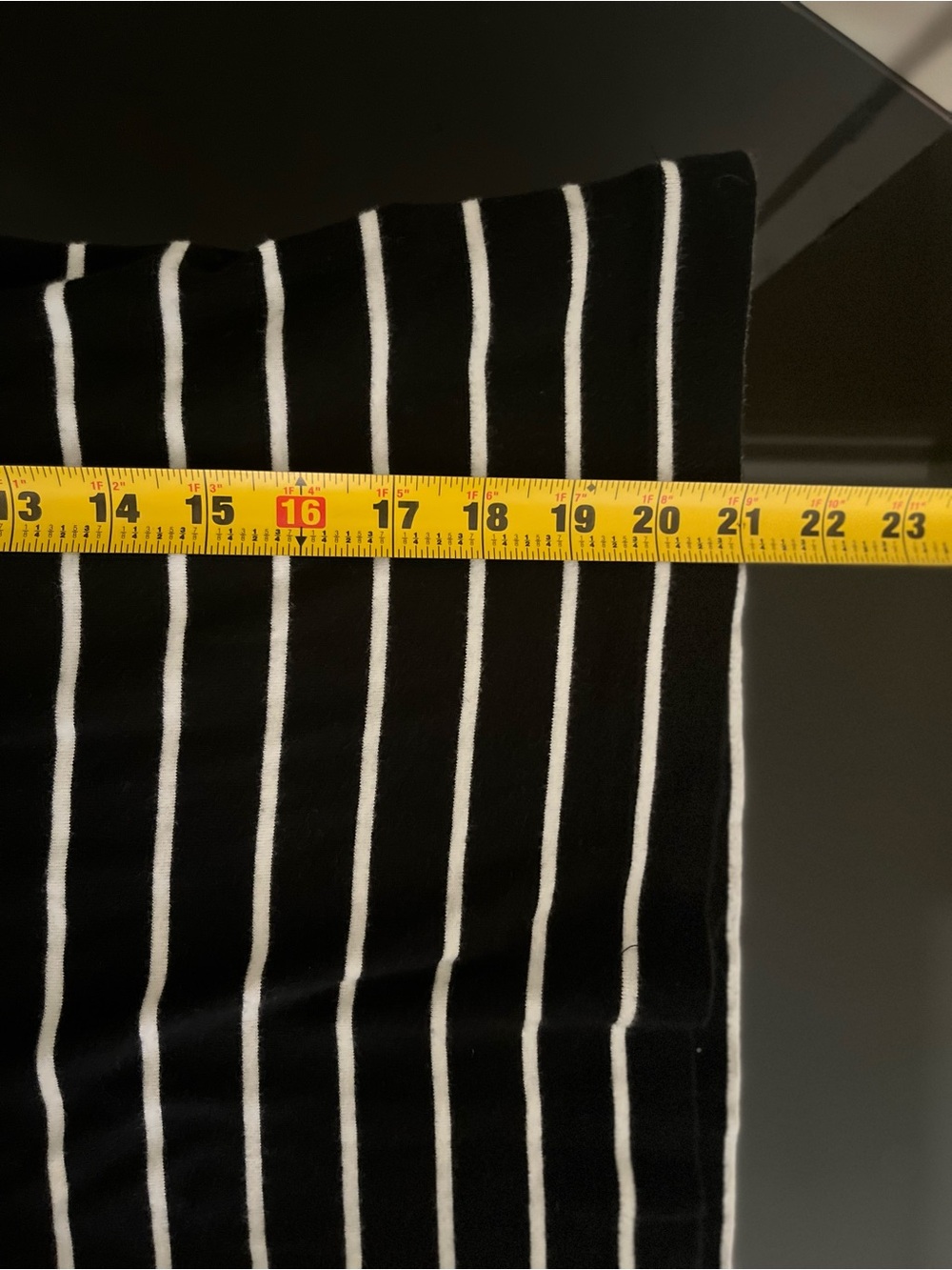 Ralph Lauren Black and White Striped Knit Scoop-Neck Long-Sleeve Top - Picture 6 of 6